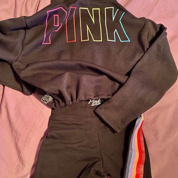 Victorias Secret PINK brand Hoodie and Yoga Pants SET - Picture 3 of 6